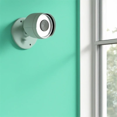 San Diego vivint camera facing a window
